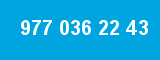 977 036 22 43 977 036 22 43